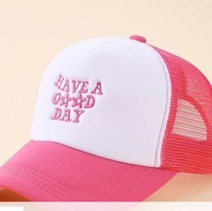Trucker hat "Have a Good Day" Embroidery Mesh Breathable Baseball Cap